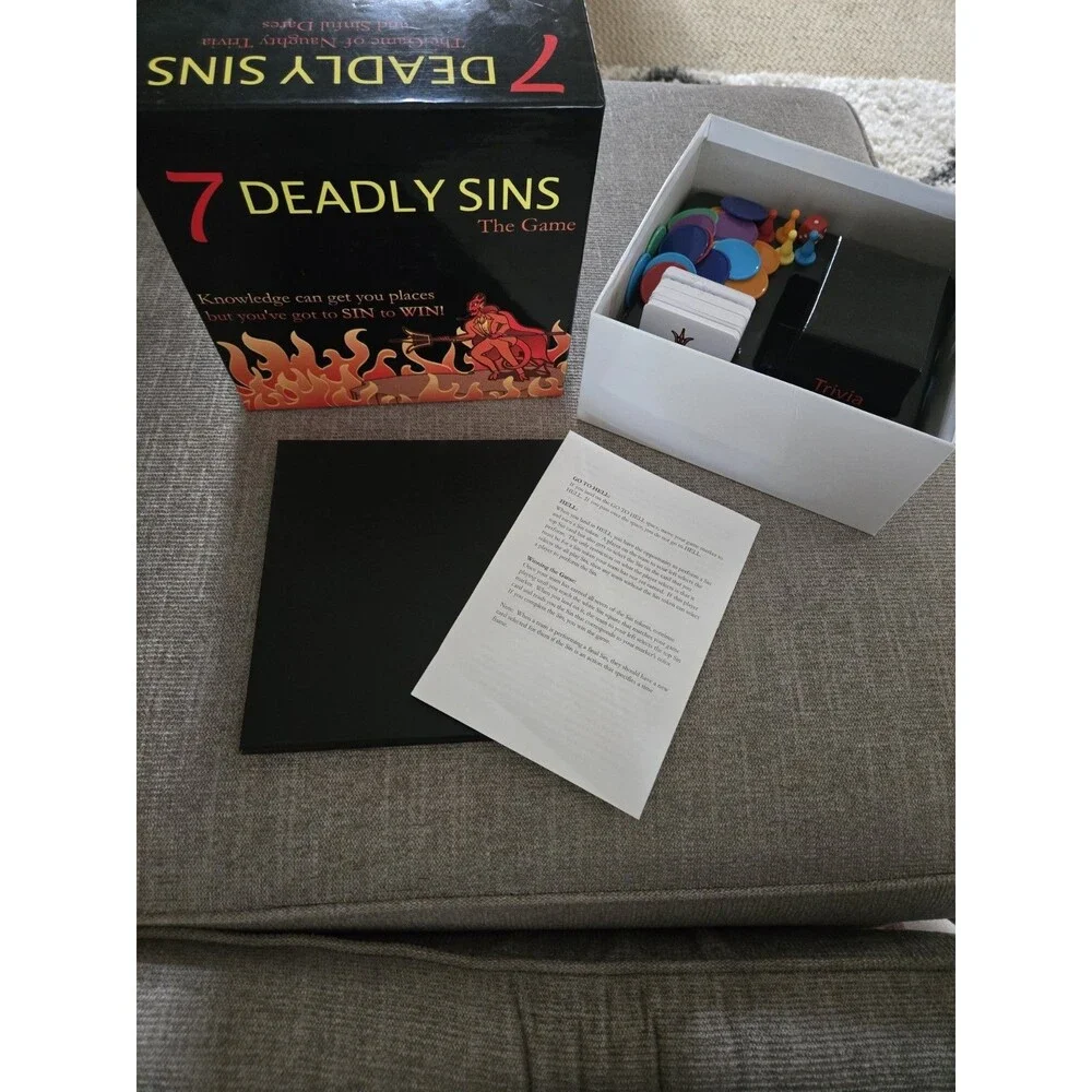 7 Deadly Sins Game - EUC - COMPLETE - Kheper Game - 2003